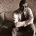 Walter Mondale on a couch.